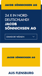 Mobile Screenshot of jacob-soennichsen.de