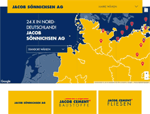 Tablet Screenshot of jacob-soennichsen.de